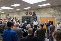 “Taps“ played at close of ceremony.